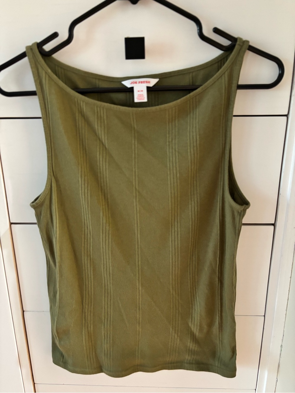 Joe Fresh Olive Ribbed Tank